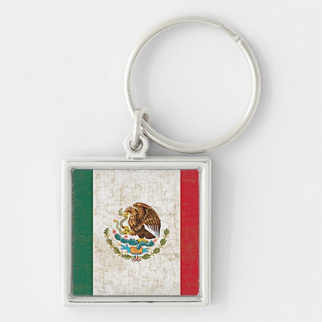 Llavero de la BANDERA MEXICANA (Frente)