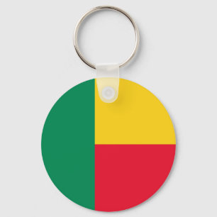Llavero de la bandera patriótica de Benín