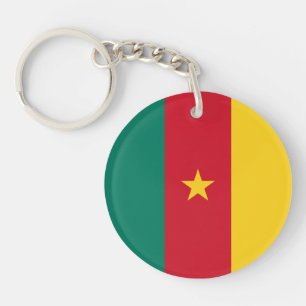 Llavero de la bandera patriótica de Camerún