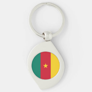 Llavero de la bandera patriótica de Camerún