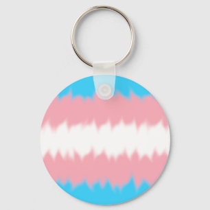 Llavero de la bandera trans