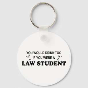Llavero De la bebida estudiante de Derecho también -