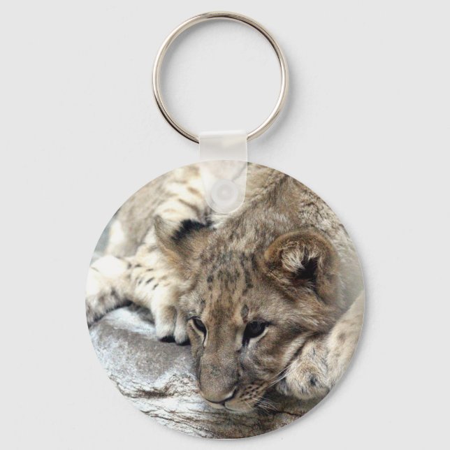 llavero de la cara de la copa de león (Anverso)