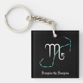 Llavero de la constelación zodiacal Escorpio