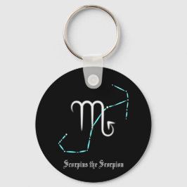 Llavero de la constelación zodiacal Escorpio