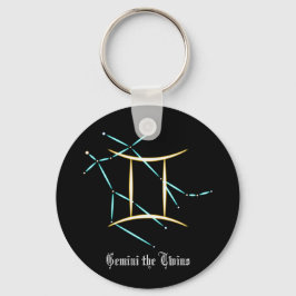 Llavero de la constelación zodiacal Géminis