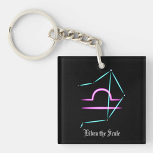 Llavero de la constelación zodiacal Libra