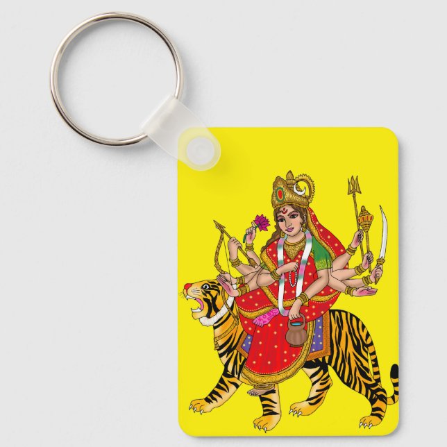 Llavero de la Diosa Chandraghanta (Anverso)