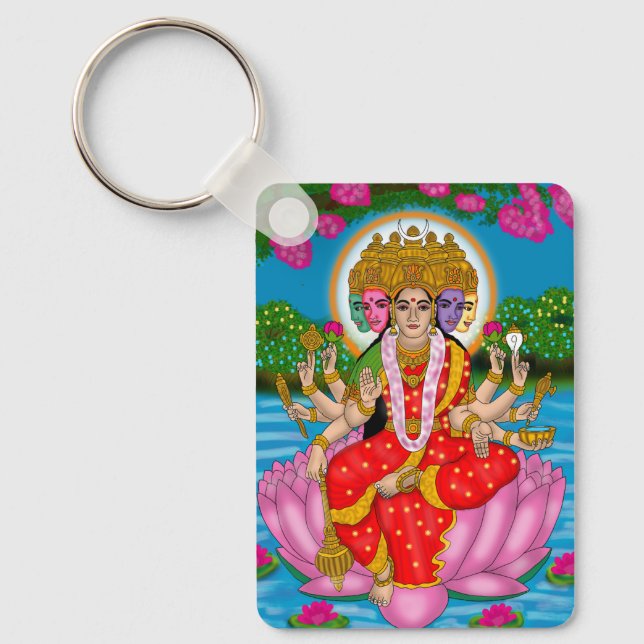 Llavero de la Diosa Gayatri (Anverso)