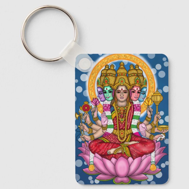 Llavero de la Diosa Gayatri (Anverso)