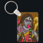 Llavero de la Diosa Kali<br><div class="desc">Lleva la poderosa energía de la Diosa Kali a donde quiera que vayas con este llamativo diseño de llavero. Maa Kali simboliza la destrucción del mal,  la transformación y la protección divina. Perfecto como accesorio diario,  este diseño añade fuerza espiritual audaz y profundidad cultural a tus llaves o bolso.</div>
