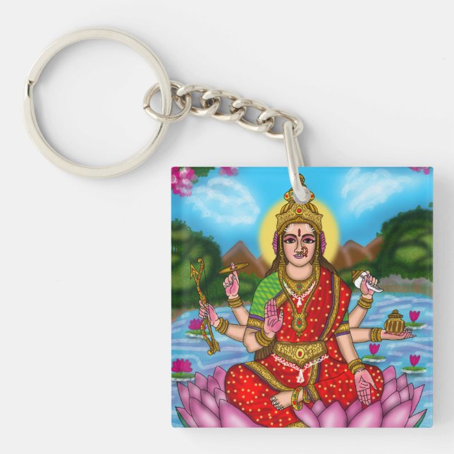 Llavero de la Diosa Lakshmi (Frente)
