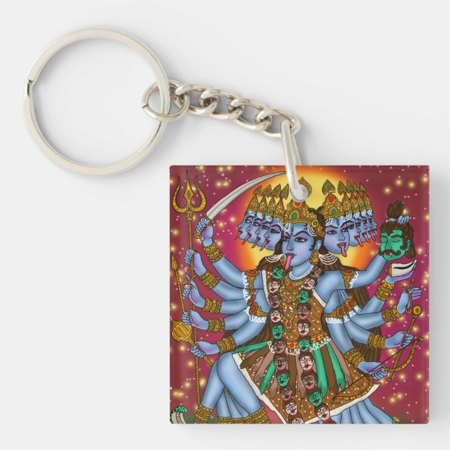 Llavero de la Diosa Mahakali (Frente)