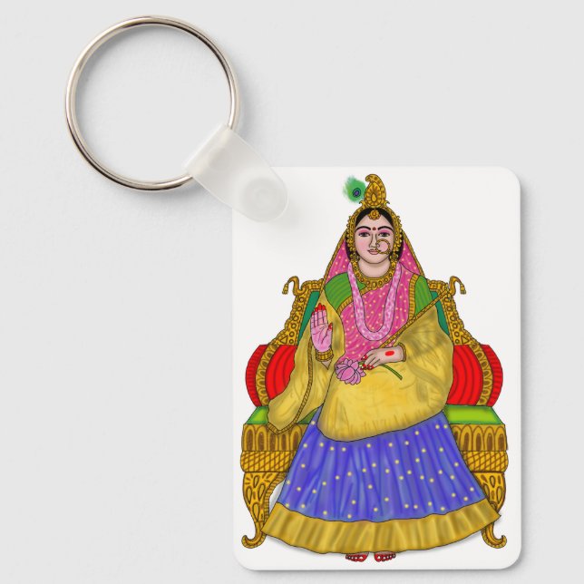Llavero de la Diosa Radha (Anverso)