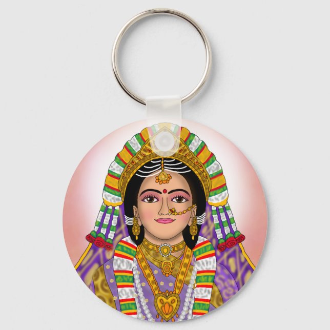 Llavero de la Diosa Radha (Anverso)