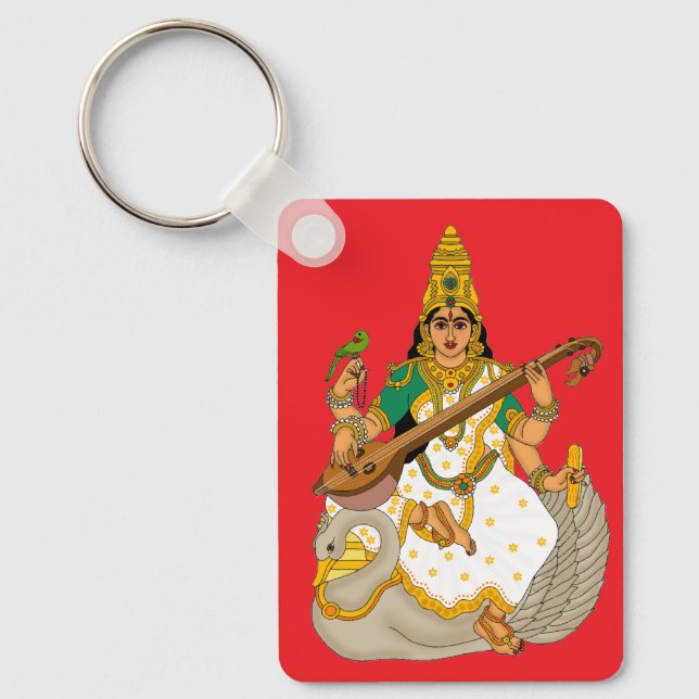 Llavero de la Diosa Saraswati (Anverso)