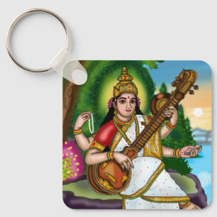 Llavero de la Diosa Saraswati