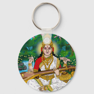 Llavero de la Diosa Saraswati