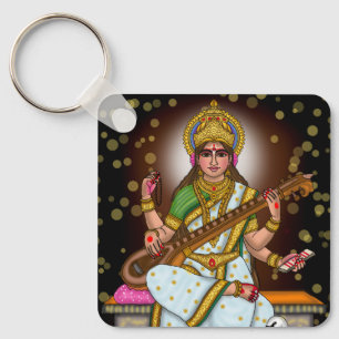 Llavero de la Diosa Saraswati