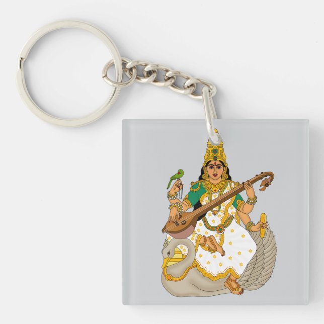 Llavero de la Diosa Saraswati (Frente)