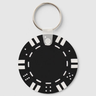 llavero de la ficha de póker