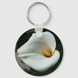Llavero de la flor del lirio de Cala