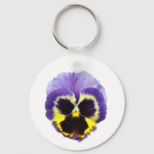 Llavero de la flor del pensamiento