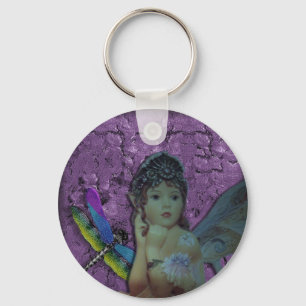 llavero de la hada de la libélula