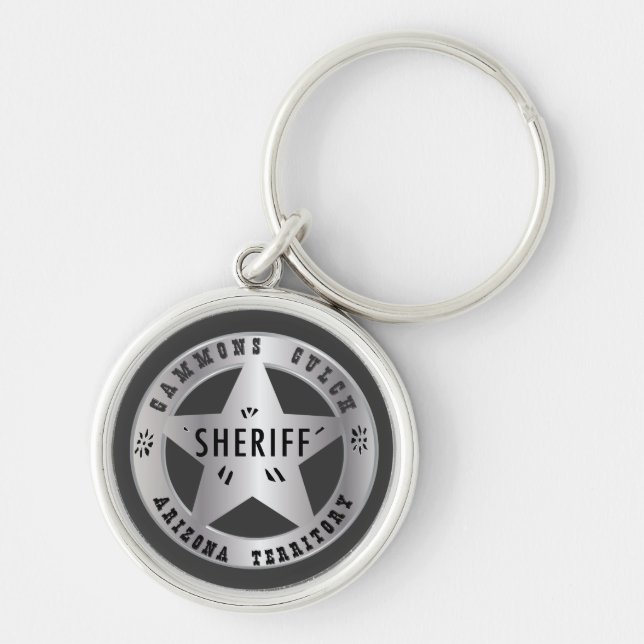 Llavero de la insignia de los sheriffs de la (Frente)