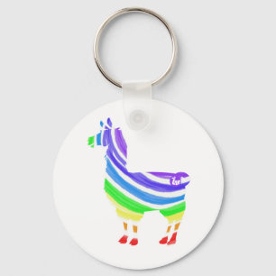 Llavero de la llama del arco iris