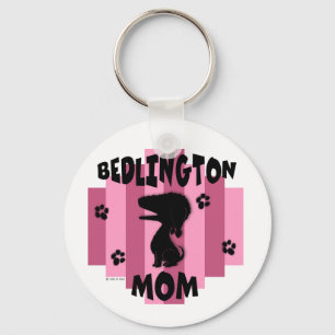 Llavero de la mamá de Bedlington