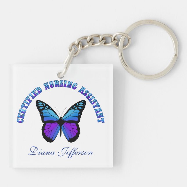 Llavero de la mariposa C.N.A (Atrás)