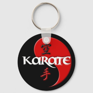Llavero de la oscuridad de Yin Yang del karate