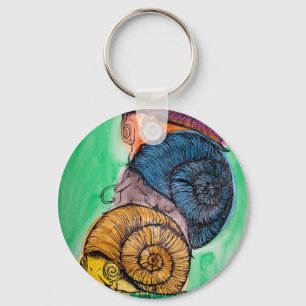 Llavero de la pila del caracol