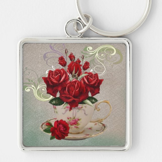 Llavero de la taza de té 3 (Frente)