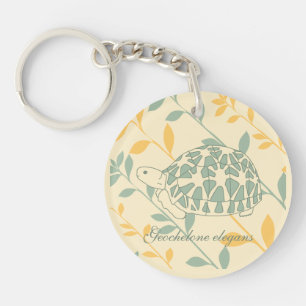 Llavero de la tortuga de la estrella (ramas
