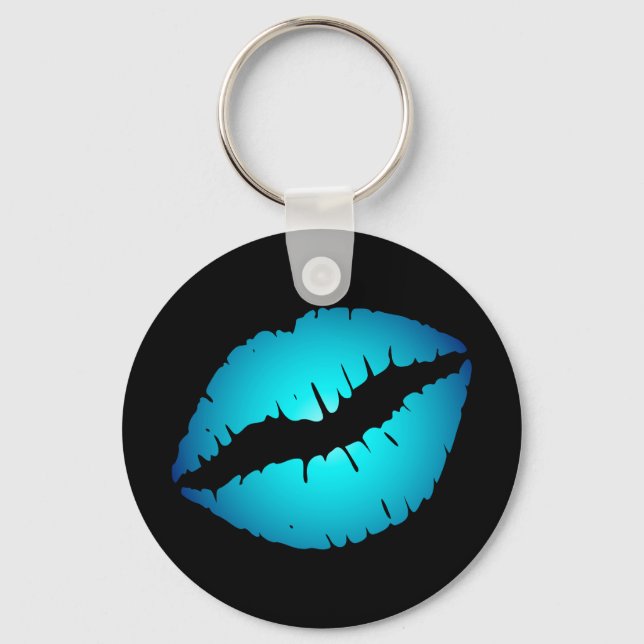 Llavero de Labios Azules (Anverso)