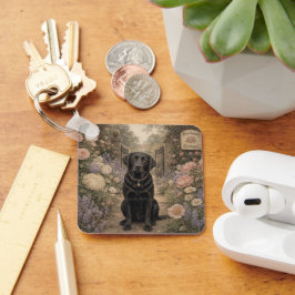 Llavero de Labrador Negro de la Abuela