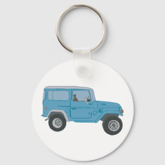 Llavero de Land Cruiser Azul
