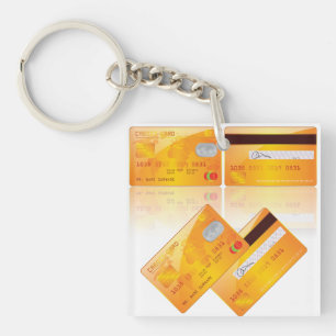 Llavero de las tarjetas de crédito