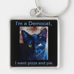Llavero de Lil Blackie Democat