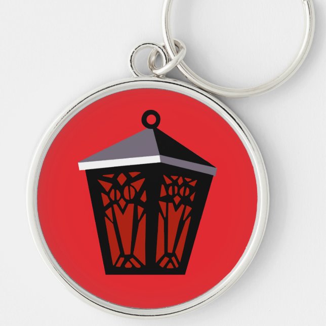 Llavero de Linterna Búho Rojo (Frente)