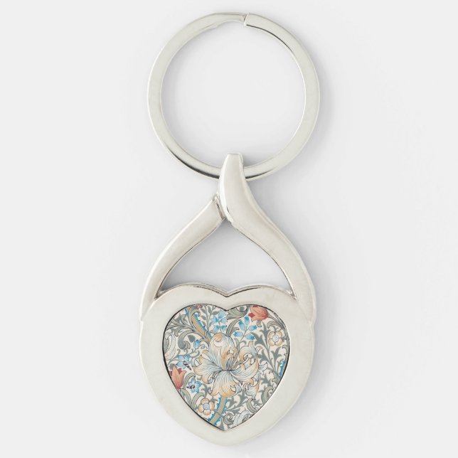 Llavero de lirio de William Morris (Anverso)