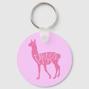 Llavero de Llama de Drama Rosa
