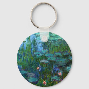 Llavero de los lirios de agua de Monet Nympheas