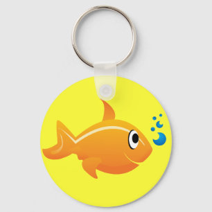 Llavero de los pescados del oro