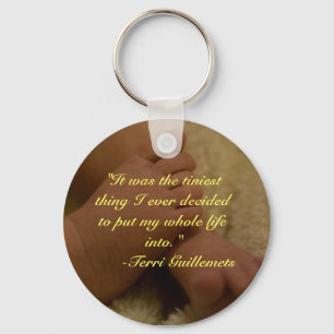 llavero de los pies del bebé