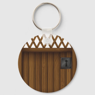 Llavero de madera de la puerta