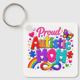 Llavero de Mamá Autista Orgullosa