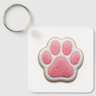 Llavero de Mamá de Mascota Personalizado Huellas